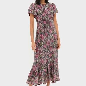 Tuckernuck Floral Sequin Elodie Dress/ Color Pink/ Size Small/ NWT